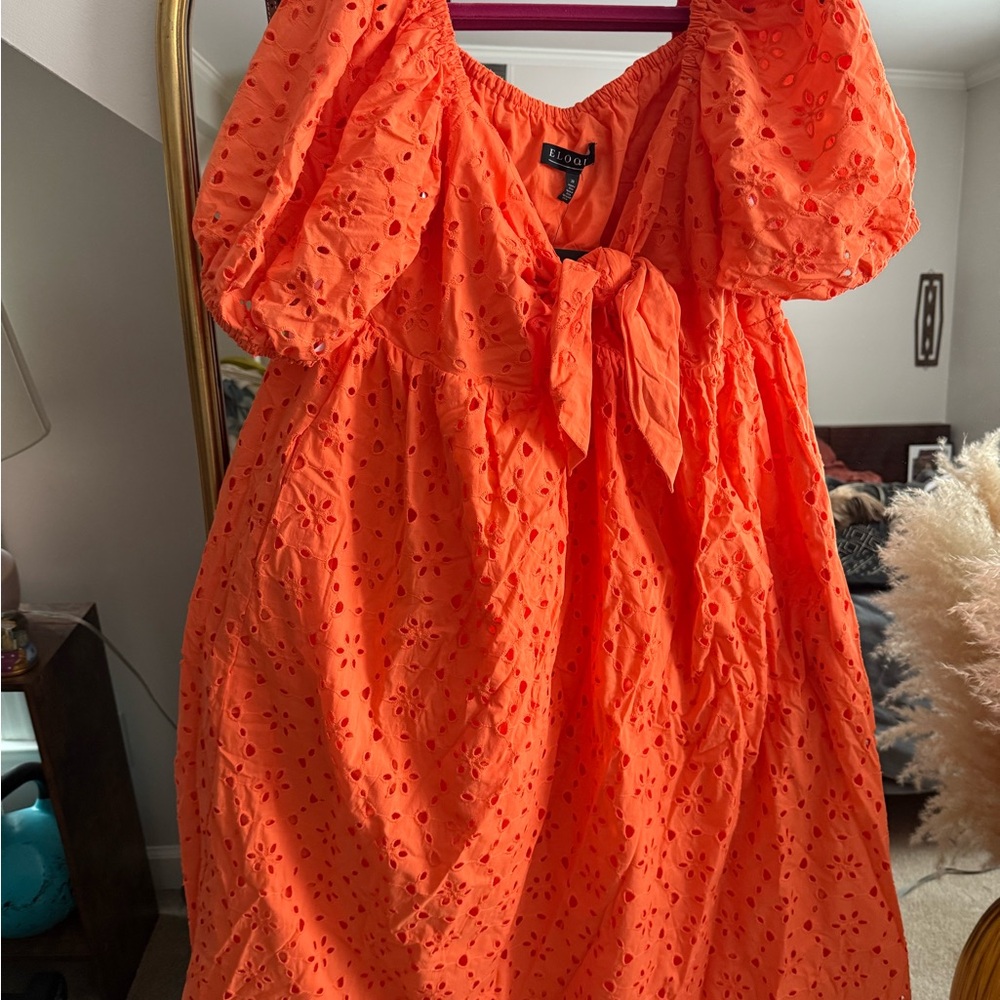 Eloquii  Orange Dress